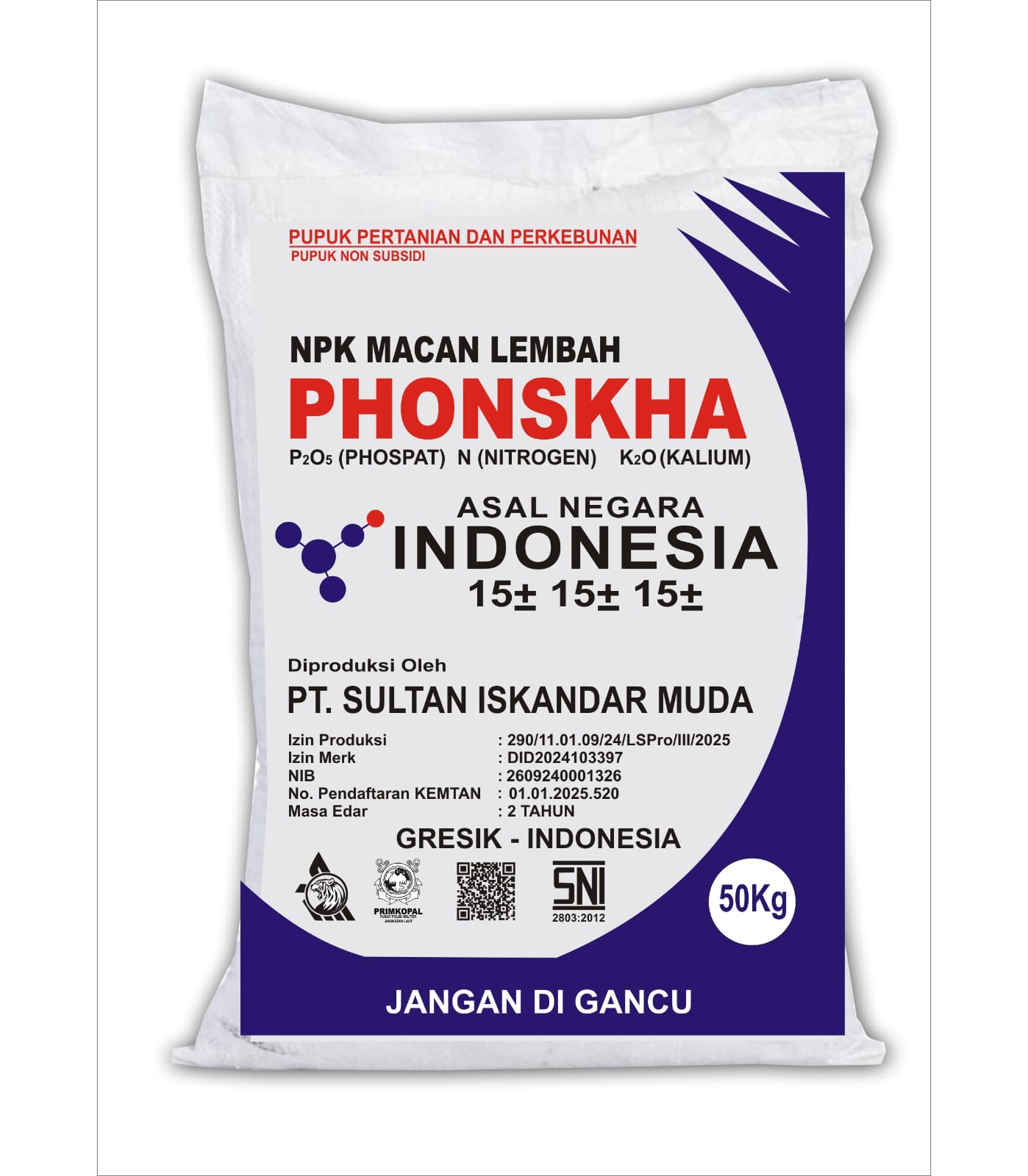 Desain Karung Pupuk Phonska